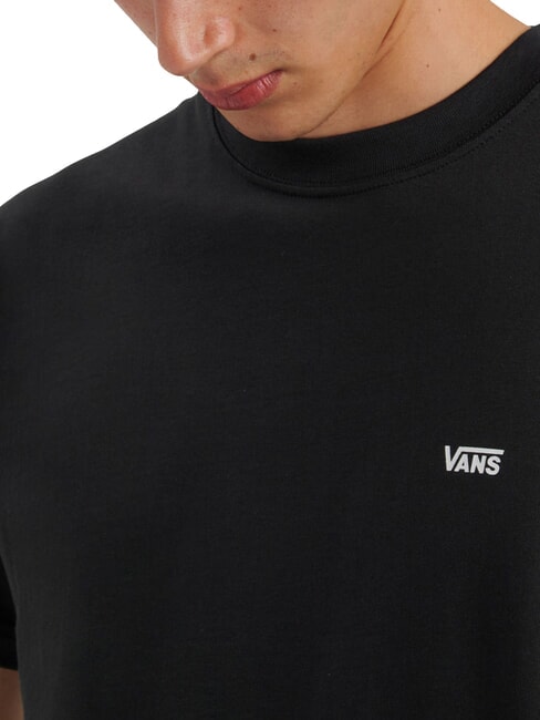 LEFT CHEST Loose fit cotton T-shirt black - T-shirt