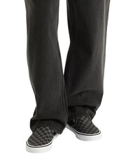 VANS CLASSIC SLIP-ON CLASSIC Slip on for women black/pewter checkerboard - Unisex shoes - 6