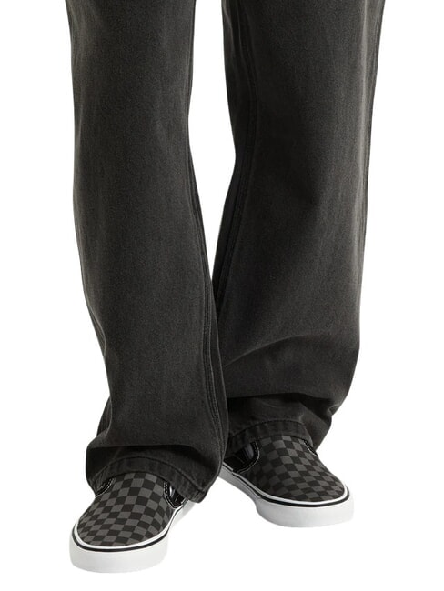 CLASSIC SLIP-ON CLASSIC Slip on for women black/pewter checkerboard - Unisex shoes