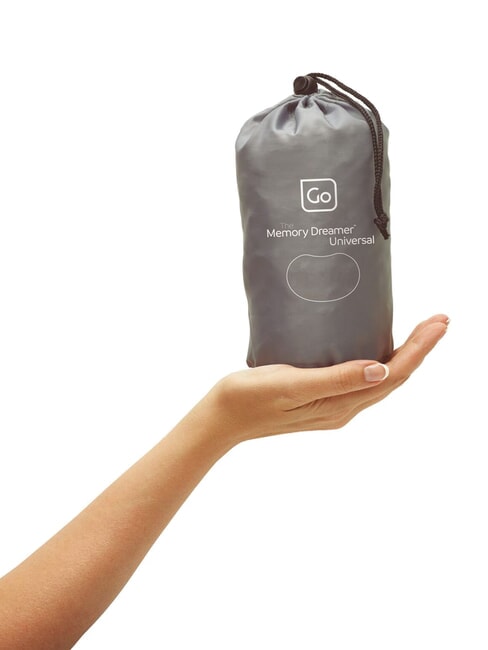 GO Memory foam neck or back pillow grey - Travel Accessories