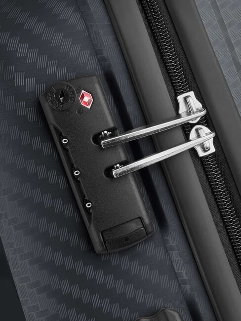 BINALONG Medium trolley Black - Rigid Trolley Cases