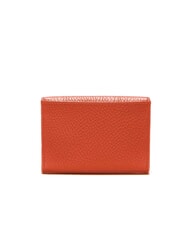 COCCINELLE METALLIC SOFT Hammered leather card holder grenadine red - Women&rsquo;s Wallets - 3