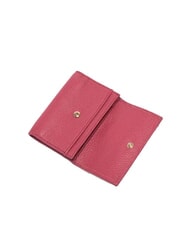 COCCINELLE METALLIC SOFT Hammered leather card holder rosewood - Women&rsquo;s Wallets - 2