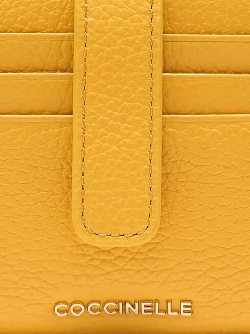 METALLIC SOFT Mini leather wallet sunny - Women&rsquo;s Wallets