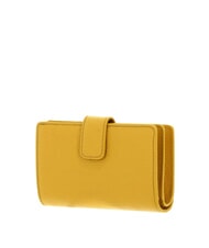 COCCINELLE METALLIC SOFT Wallet in hammered leather sunny - Women&rsquo;s Wallets - 4