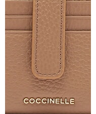COCCINELLE METALLIC SOFT Mini leather wallet skin - Women&rsquo;s Wallets - 3
