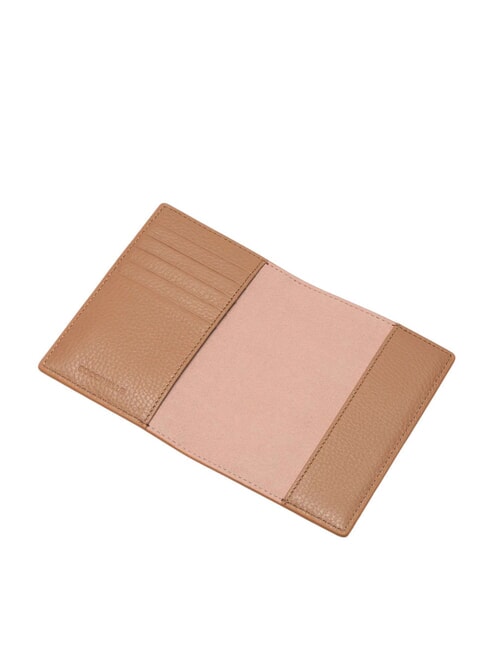 METALLIC SOFT Hammered leather passport holder skin - Travel Accessories