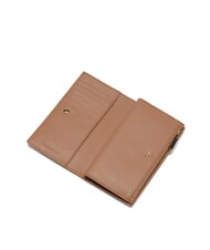 COCCINELLE METALLIC SOFT Medium hammered leather wallet skin - Women&rsquo;s Wallets - 2