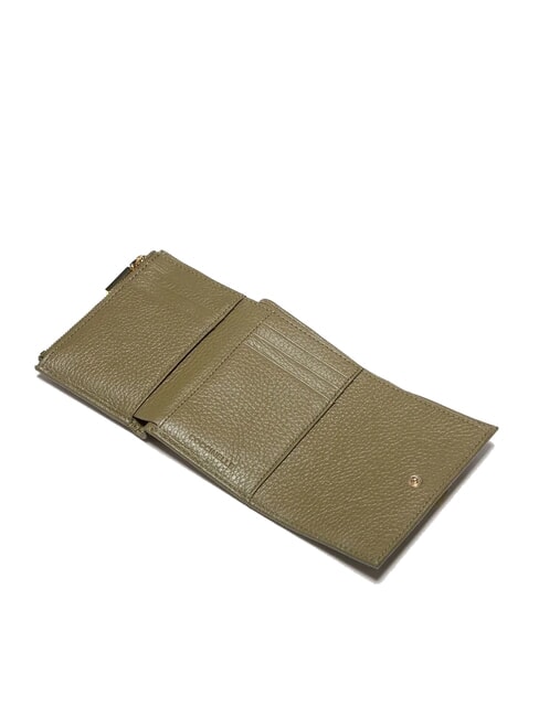 METALLIC SOFT  Small leather wallet laurel green - Women&rsquo;s Wallets