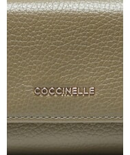 COCCINELLE METALLIC SOFT  Small leather wallet laurel green - Women&rsquo;s Wallets - 3
