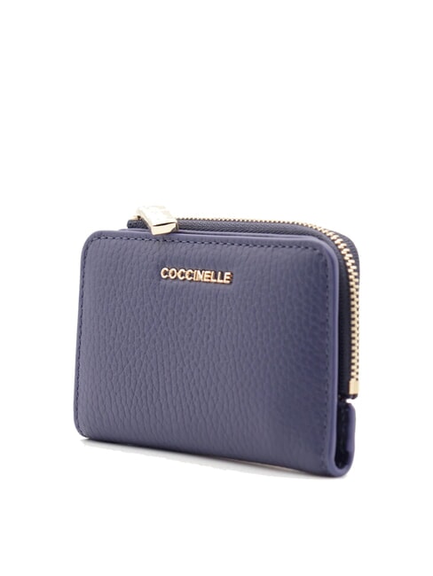 METALLIC SOFT Leather card holder royal blue - Women&rsquo;s Wallets