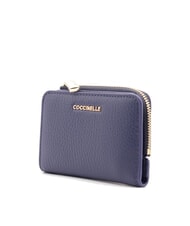 COCCINELLE METALLIC SOFT Leather card holder royal blue - Women&rsquo;s Wallets - 3