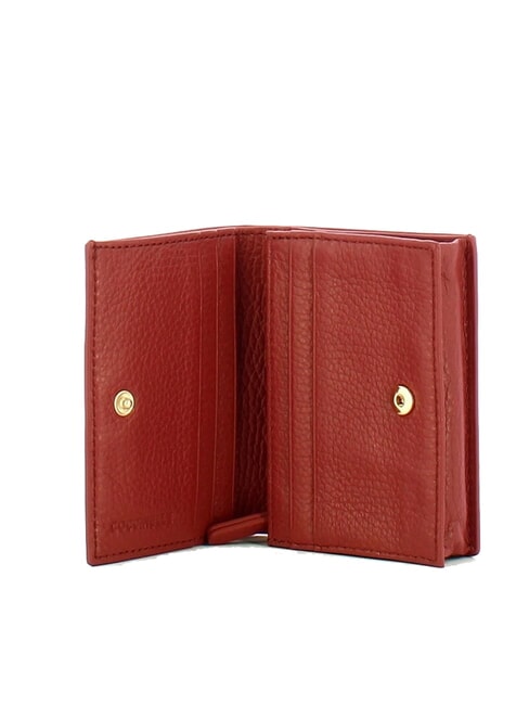 METALLIC SOFT Small leather wallet brandy - Women&rsquo;s Wallets