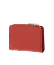 COCCINELLE METALLIC SOFT Leather card holder grenadine red - Women&rsquo;s Wallets - 3