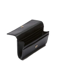 COCCINELLE METALLIC SOFT Hammered leather card holder - Women&rsquo;s Wallets