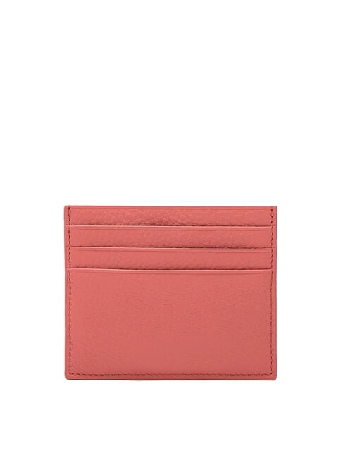 METALLIC SOFT  Flat leather card holder pot - Women&rsquo;s Wallets