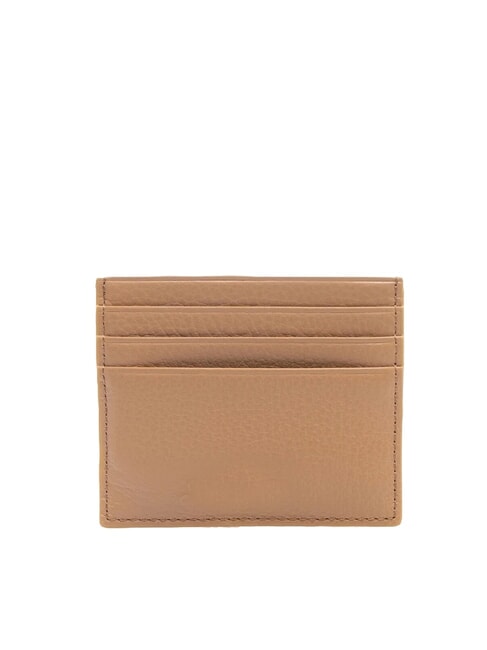 METALLIC SOFT  Flat leather card holder fresh beige - Women&rsquo;s Wallets