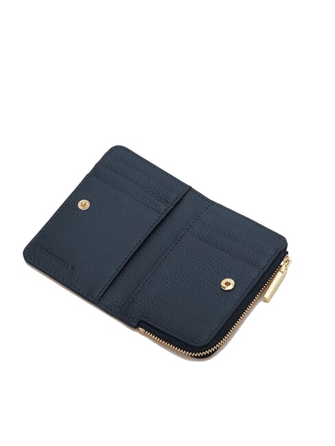 METALLIC SOFT Leather card holder midnight blue - Women&rsquo;s Wallets