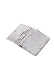 COCCINELLE METALLIC SOFT Small leather wallet SILVER - Women&rsquo;s Wallets - 2
