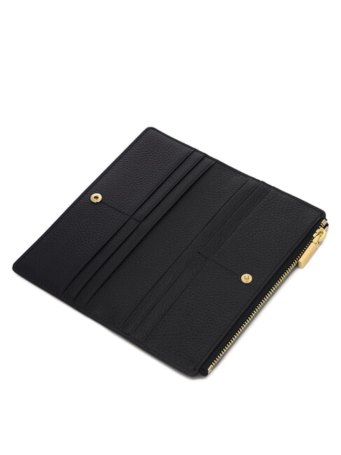 METALLIC SOFT Leather wallet Black - Women&rsquo;s Wallets