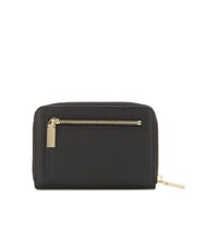 COCCINELLE METALLIC SOFT Zip Around Wallet Black - Women&rsquo;s Wallets - 3