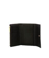 COCCINELLE METALLIC SOFT Medium hammered leather wallet Black - Women&rsquo;s Wallets - 2