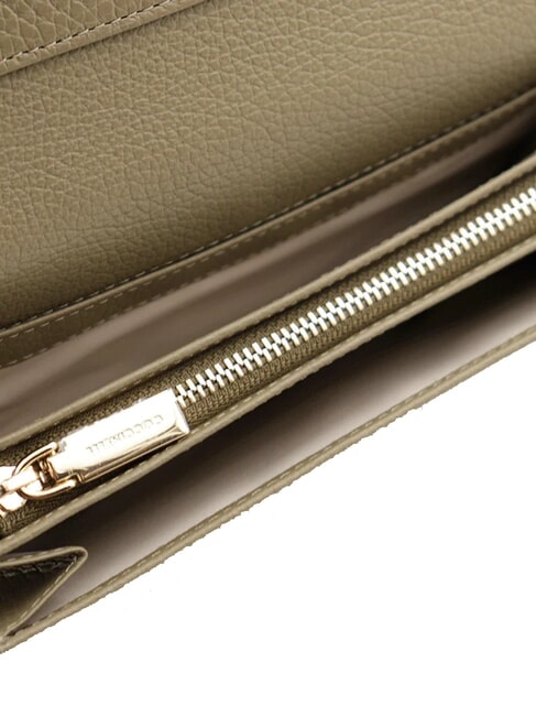 METALLIC SOFT Large leather wallet laurel green - Women&rsquo;s Wallets