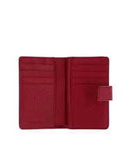 COCCINELLE METALLIC SOFT Wallet in hammered leather sangria - Women&rsquo;s Wallets - 2