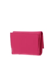COCCINELLE METALLIC SOFT Hammered leather bifold wallet new fuchsia - Women&rsquo;s Wallets - 5