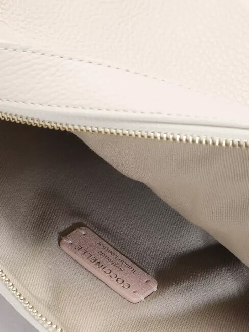 TEBE Small textured leather bag white - Women&rsquo;s Bags