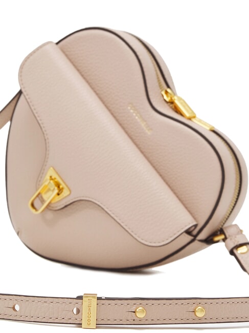 BEAT SOFT Mini heart-shaped leather bag rosette - Women&rsquo;s Bags
