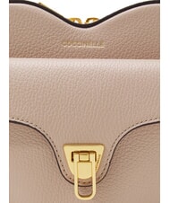 COCCINELLE BEAT SOFT Mini heart-shaped leather bag rosette - Women&rsquo;s Bags - 4