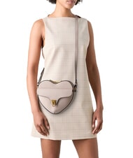 COCCINELLE BEAT SOFT Mini heart-shaped leather bag rosette - Women&rsquo;s Bags - 5