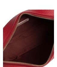 COCCINELLE TEBE Shoulder bag in textured leather ruby - Women&rsquo;s Bags - 5