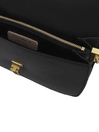 BEAT SOFT Shoulder bag, in leather Black - Women&rsquo;s Bags