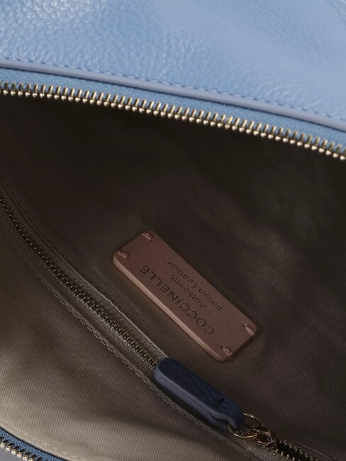 MALORY Hammered leather shoulder bag blue - Women&rsquo;s Bags