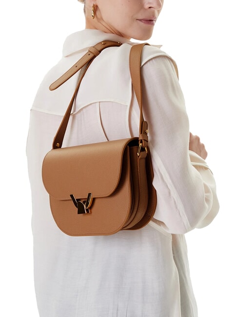 DEW Hammered leather shoulder bag skin - Women&rsquo;s Bags