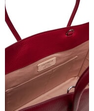 COCCINELLE MYRTHA MAXI LOG Hammered leather shopping bag sangria - Women&rsquo;s Bags - 5