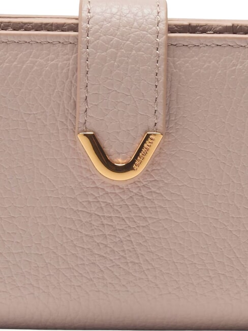 DEW Medium hammered leather wallet rosette - Women&rsquo;s Wallets