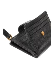 COCCINELLE DEW Leather card holder with coin purse Black - Women&rsquo;s Wallets - 4