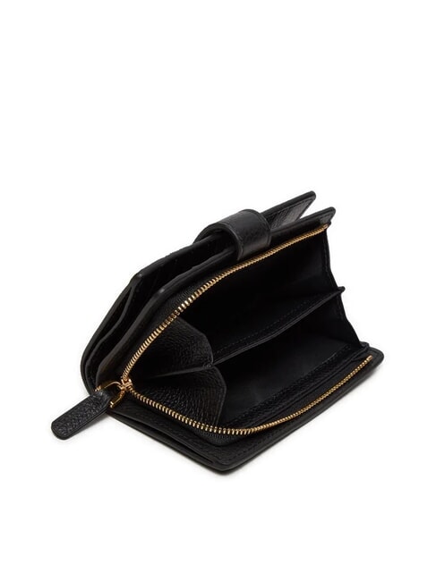 DEW Medium hammered leather wallet Black - Women&rsquo;s Wallets