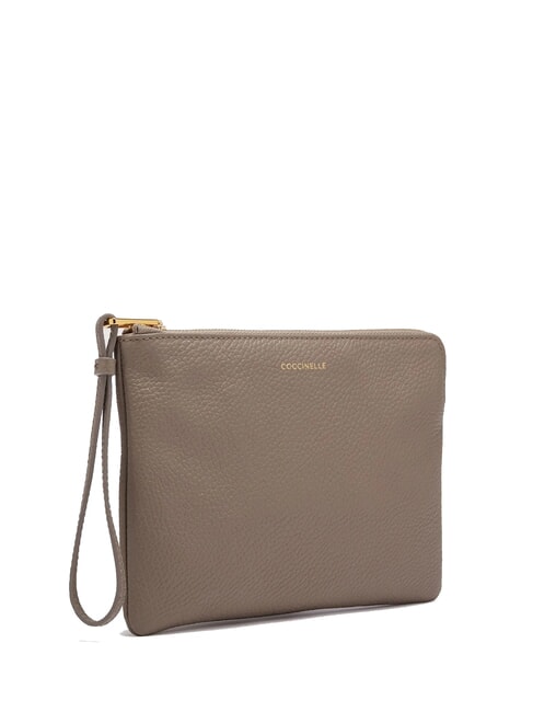 ALIAS Leather clutch bag warm taupe - Women&rsquo;s Bags