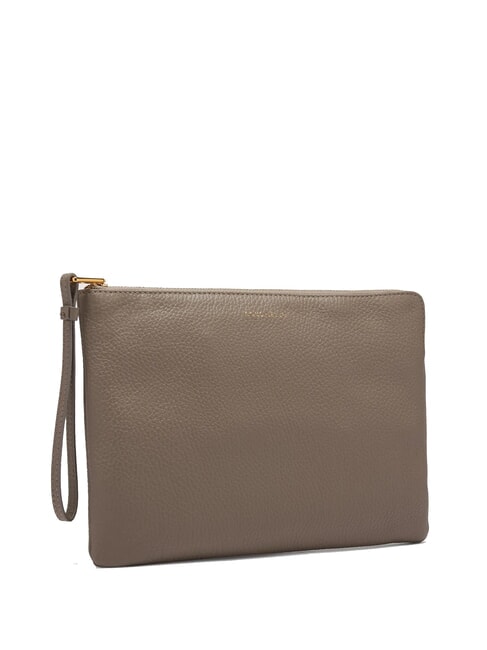 ALIAS Leather clutch with cuff warm taupe - Women&rsquo;s Bags