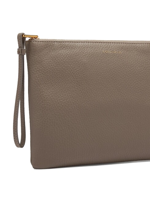 ALIAS Leather clutch with cuff warm taupe - Women&rsquo;s Bags