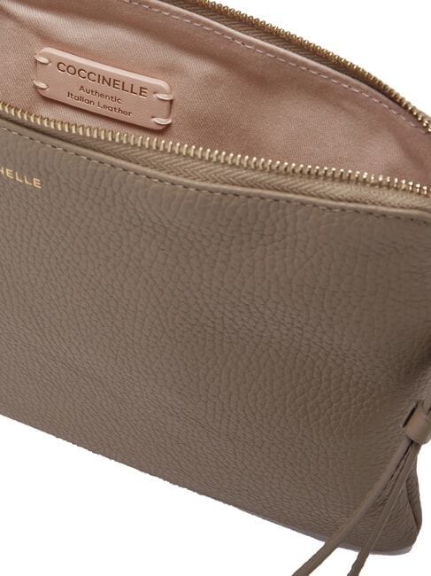 ALIAS Leather clutch with cuff warm taupe - Women&rsquo;s Bags