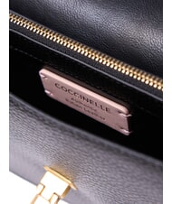 COCCINELLE BEAT SOFT RIBB  Shoulder bag, in leather Black - Women&rsquo;s Bags - 6