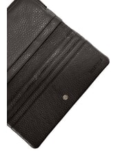 COCCINELLE SOFTY Hammered leather wallet Black - Women&rsquo;s Wallets - 2