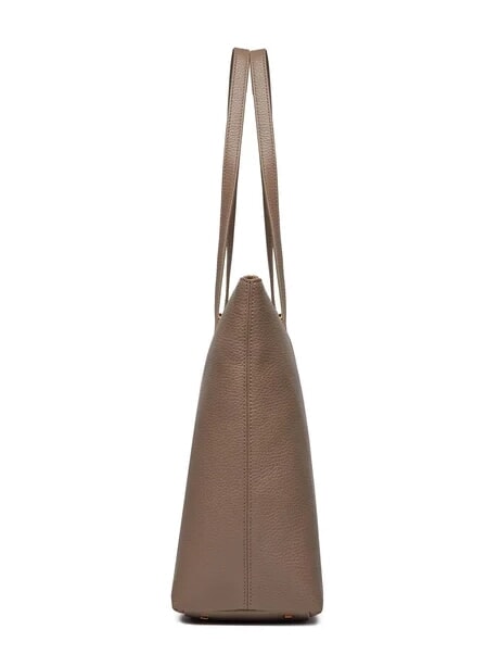 GLEEN Leather Shopping Bag warm taupe - Women&rsquo;s Bags