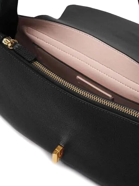 HIMMA Hammered leather shoulder bag Black - Women&rsquo;s Bags