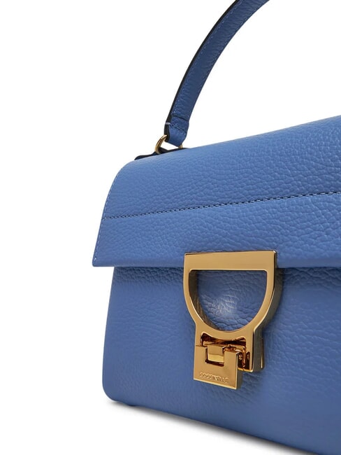 ARLETTIS SIGNATURE Hammered leather handbag blue - Women&rsquo;s Bags